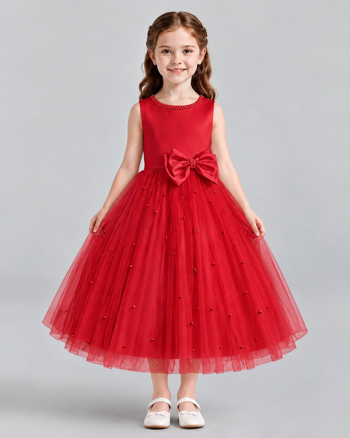 Windred A-line Flower Girl Dresses Front