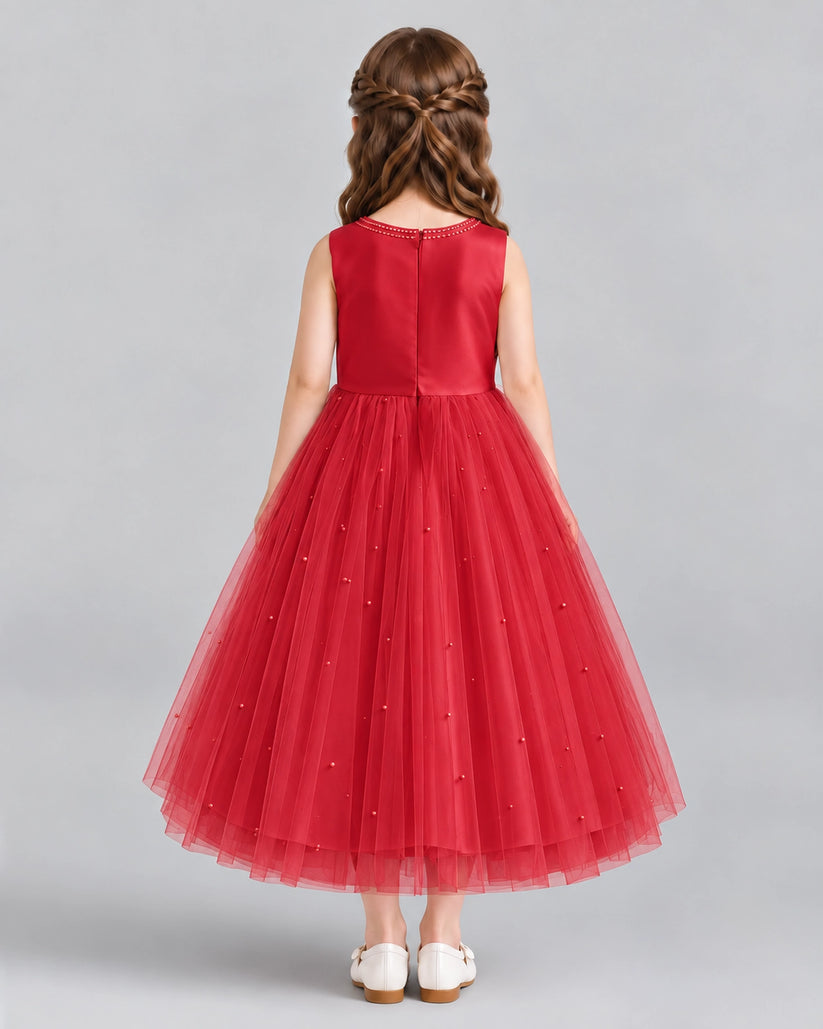 Windred A-line Flower Girl Dresses Back