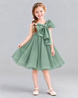 Eucalyptus Ball Gown Girls Formal Dresses Front