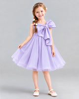 Lavender Ball Gown Girls Formal Dresses Front