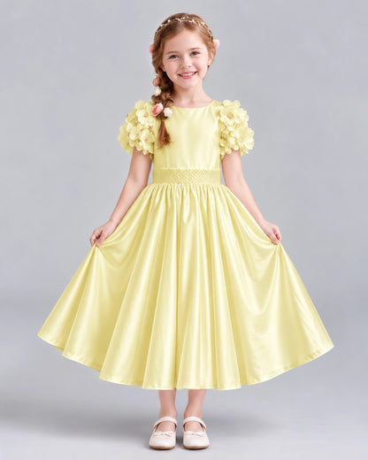 Daffodil Ball Gown Girls Formal Dresses Front