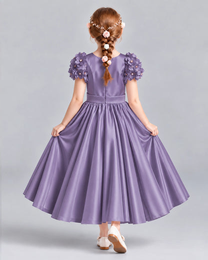 Wisteria Ball Gown Girls Formal Dresses Back