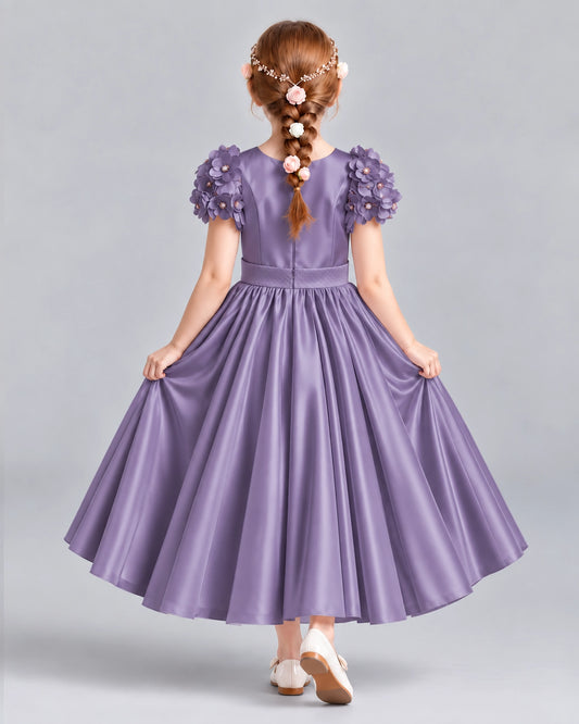 Wisteria Ball Gown Girls Formal Dresses Back