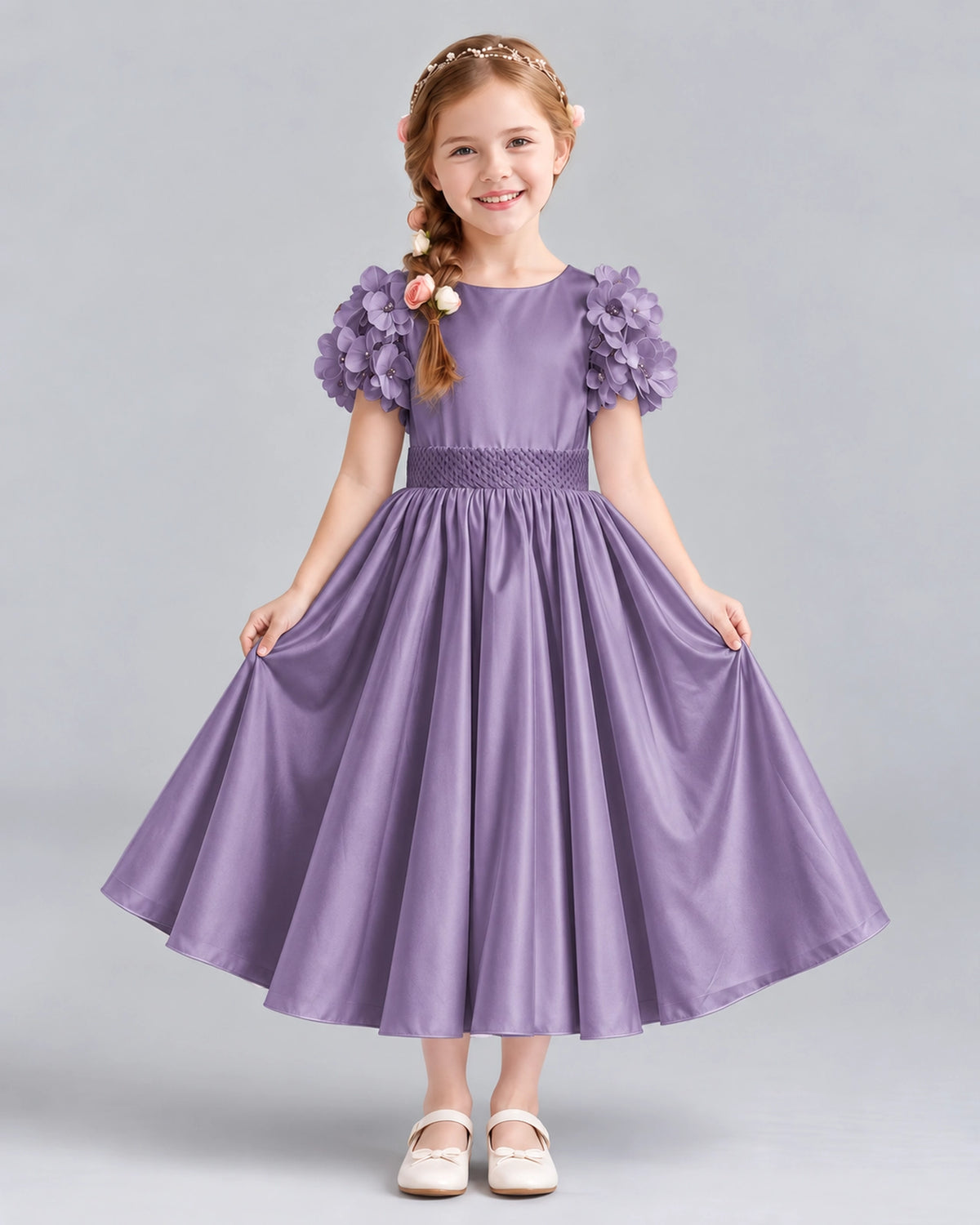 Wisteria Ball Gown Girls Formal Dresses Front