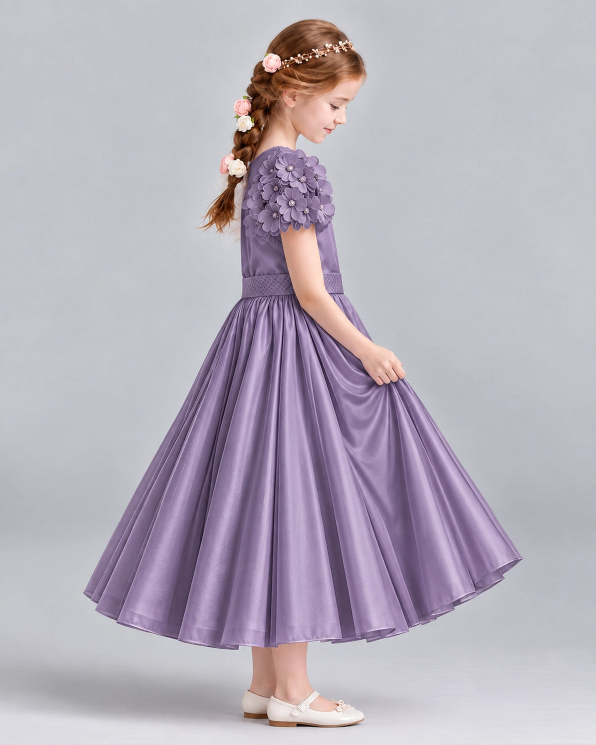 Wisteria Ball Gown Girls Formal Dresses Side