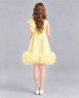 Daffodil A-line Girls Formal Dresses Back