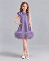 Wisteria A-line Girls Formal Dresses Front