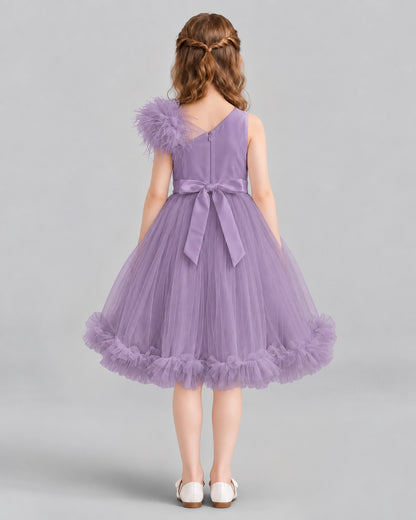Wisteria A-line Girls Formal Dresses Back
