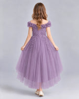Wisteria Ball Gown Girls Formal Dresses Back