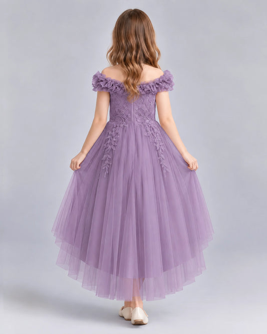 Wisteria Ball Gown Girls Formal Dresses Back