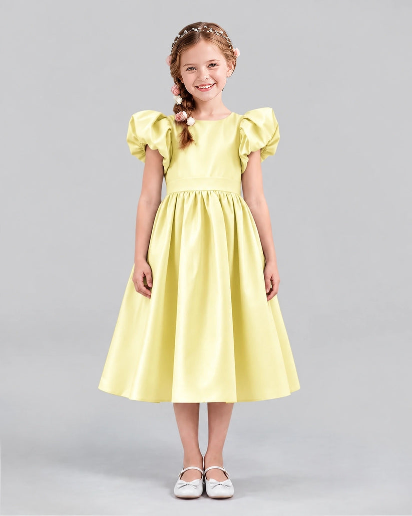 Daffodil A-line Girls Formal Dresses Front