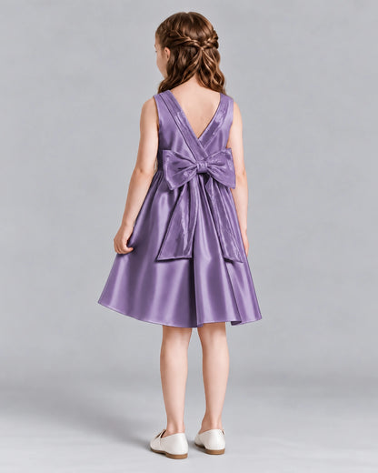 Wisteria A-line Girls Formal Dresses Back