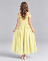 Daffodil A-line Junior Bridesmaid Dresses Back