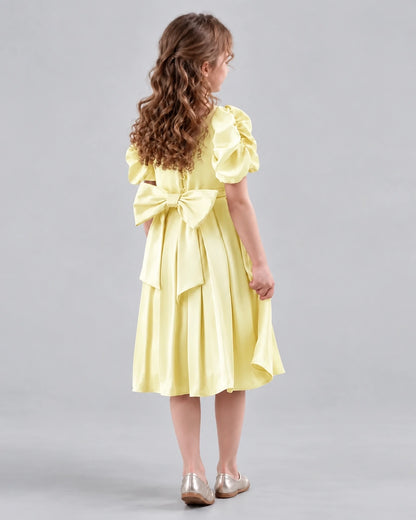 Daffodil A-line Girls Formal Dresses Back