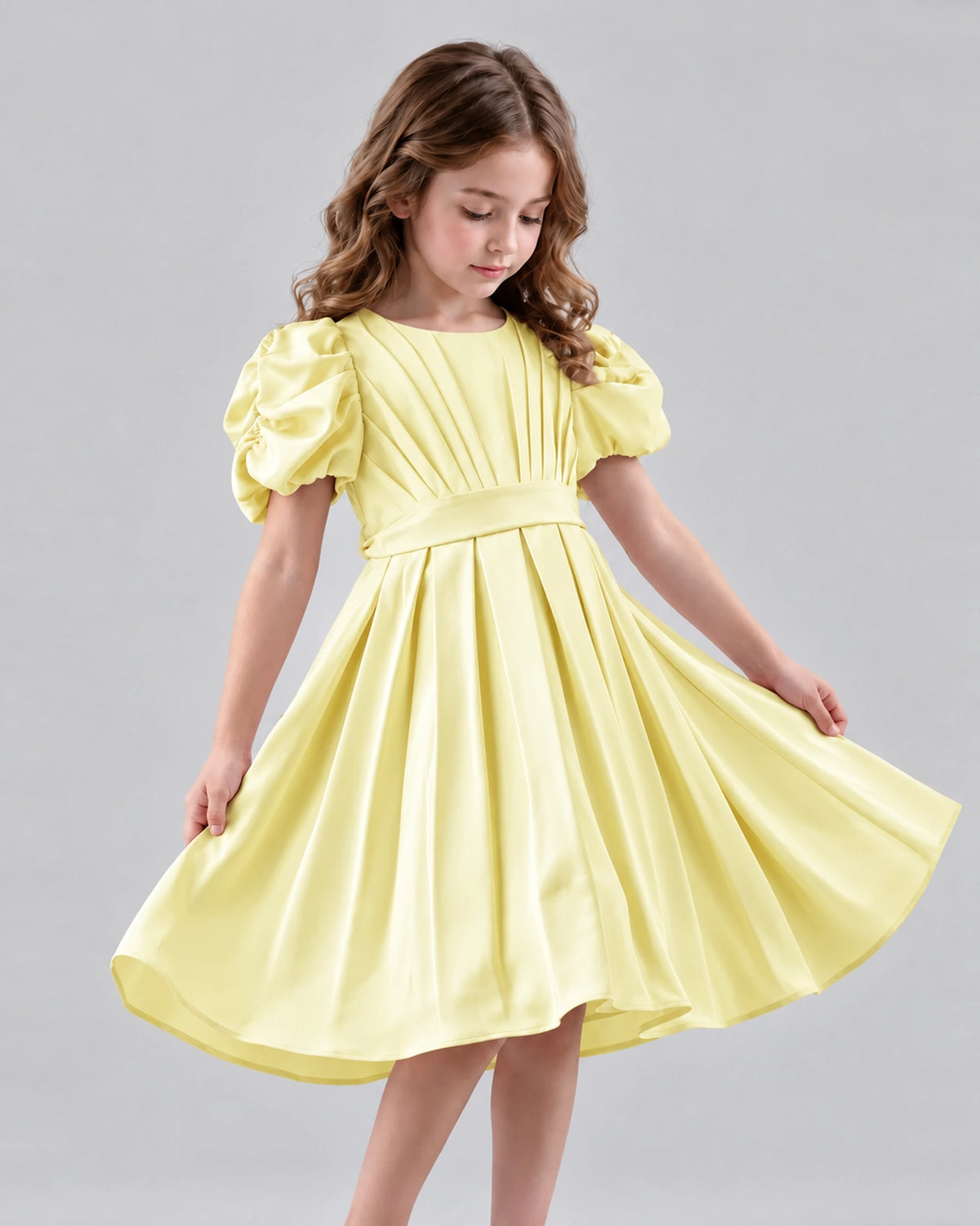 Daffodil A-line Girls Formal Dresses Front