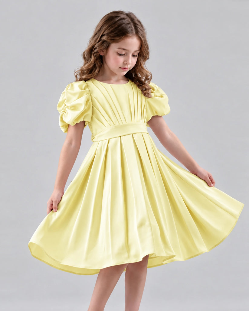 Daffodil A-line Girls Formal Dresses Front