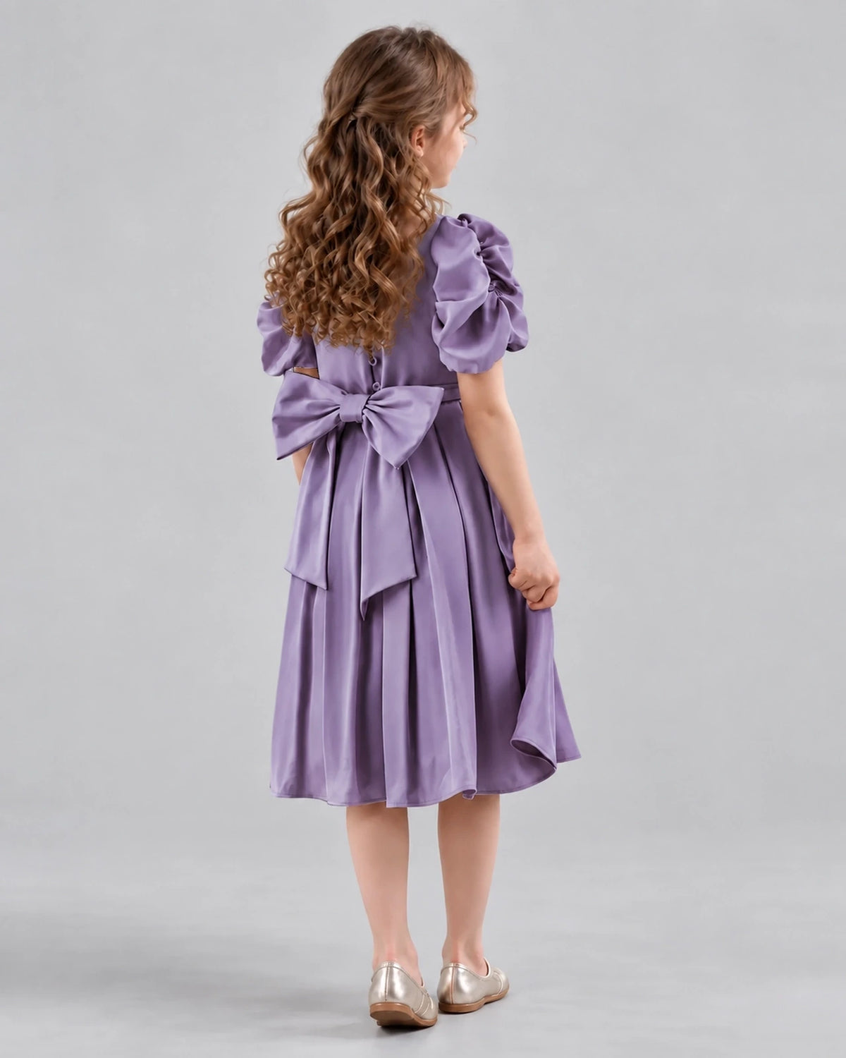 Wisteria A-line Girls Formal Dresses Back