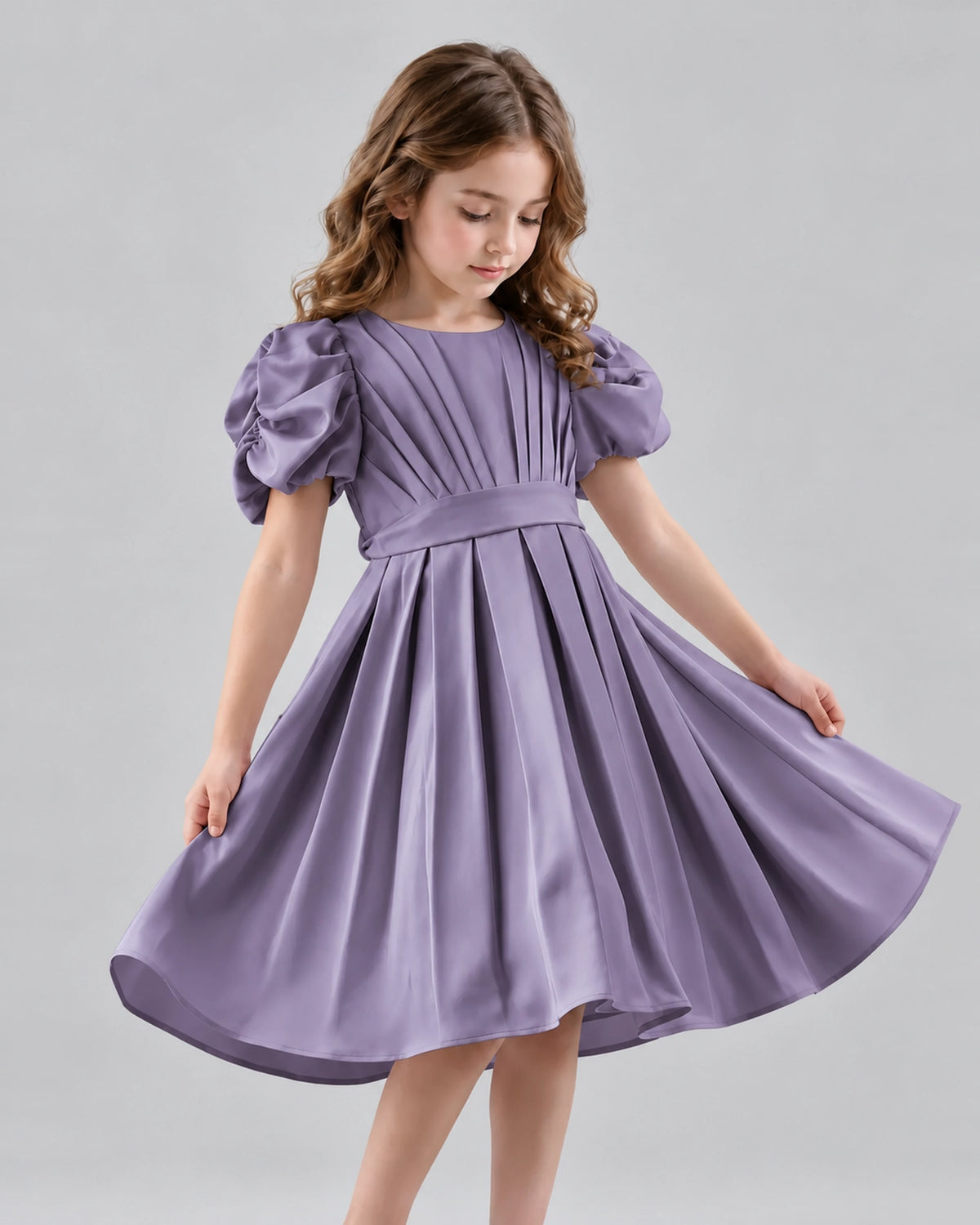Wisteria A-line Girls Formal Dresses Front