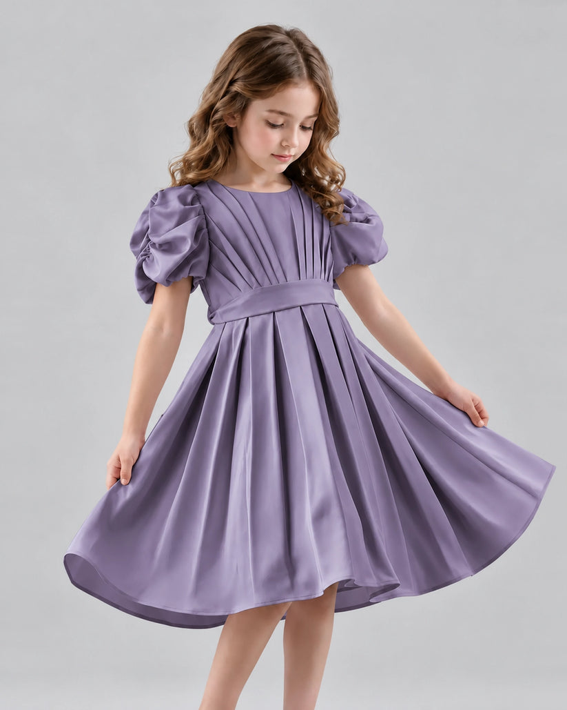 Wisteria A-line Girls Formal Dresses Front