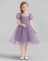 Wisteria A-line Flower Girl Dresses Front