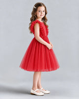 Windred A-line Girls Formal Dresses Side