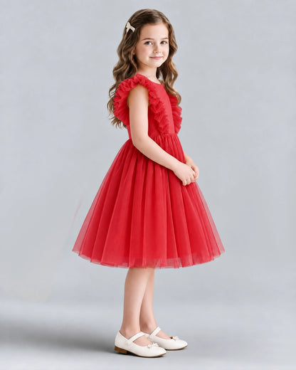 Windred A-line Girls Formal Dresses Side