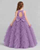 Wisteria Ball Gown Girls Pageant Dresses Back