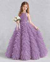 Wisteria Ball Gown Girls Pageant Dresses Pose