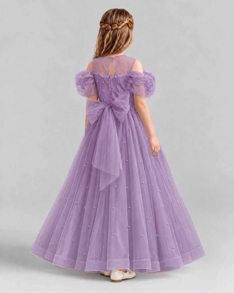 Wisteria Ball Gown Girls Formal Dresses Back
