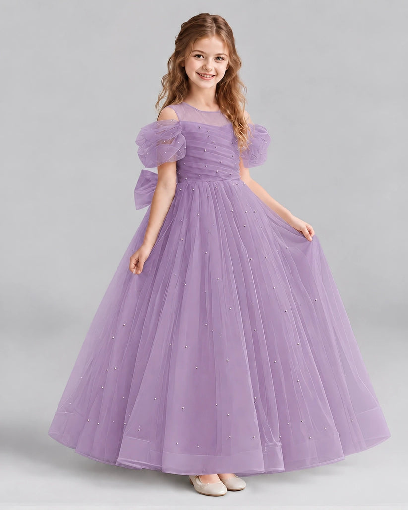 Wisteria Ball Gown Girls Formal Dresses Front