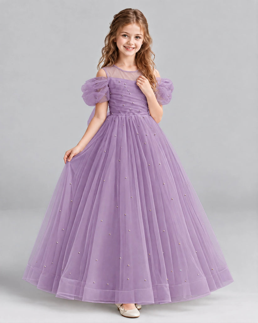 Wisteria Ball Gown Girls Formal Dresses Pose