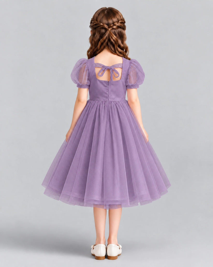 Wisteria A-line Girls Formal Dresses Back