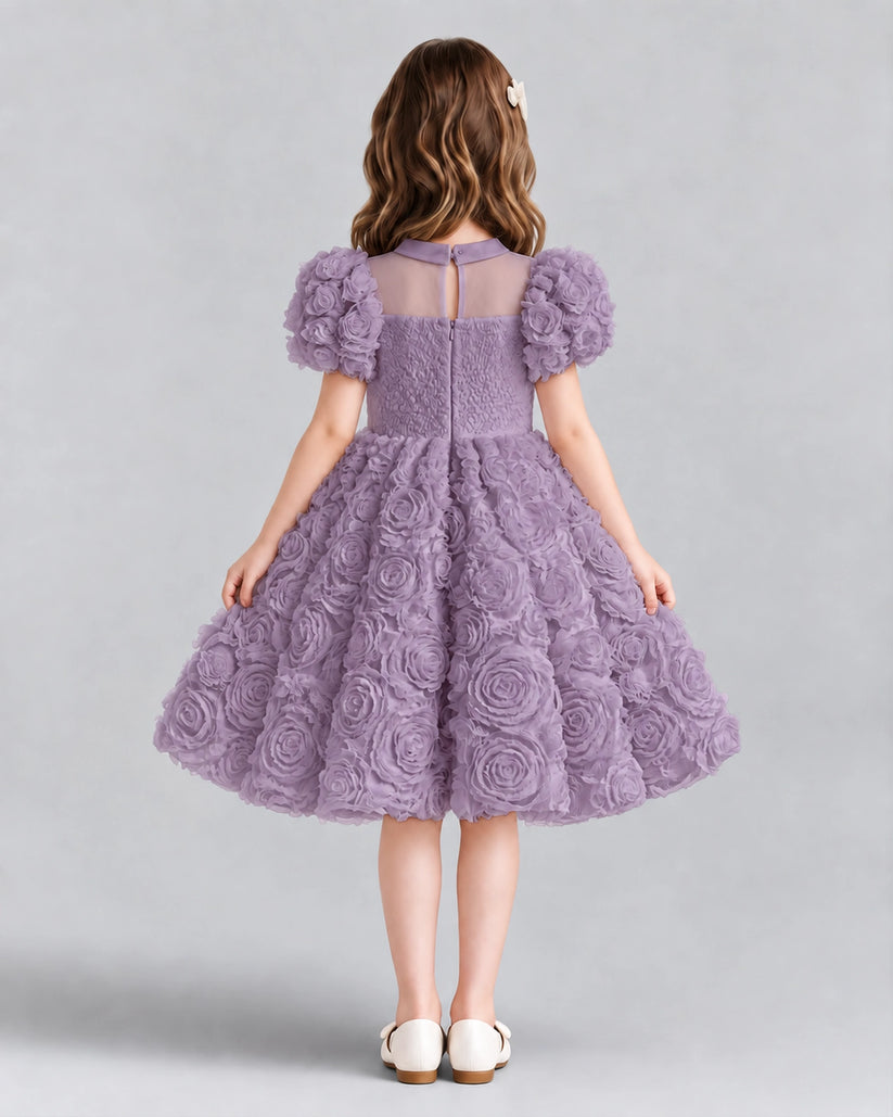 Wisteria Ball Gown Girls Formal Dresses Back