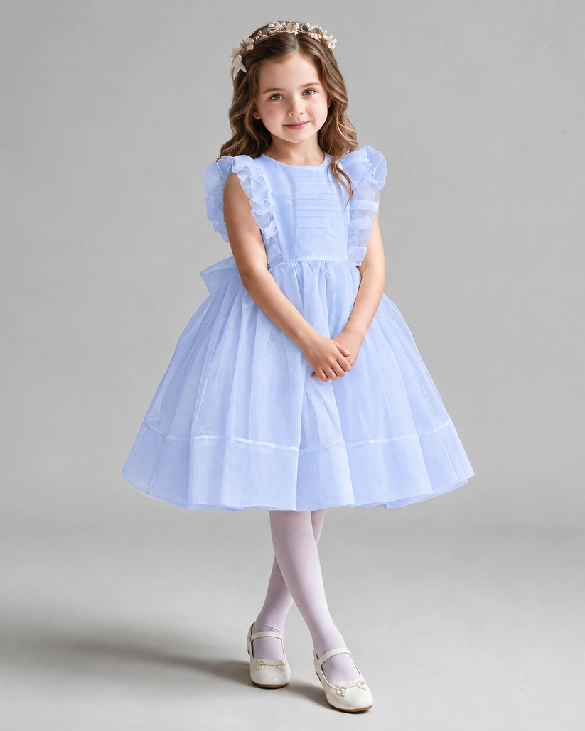 Lavender A-line Girls Formal Dresses Pose