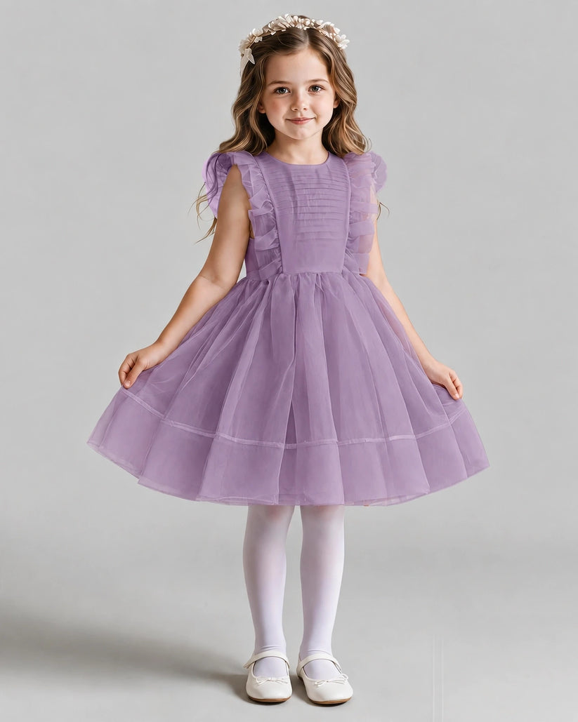 Wisteria A-line Girls Formal Dresses Front