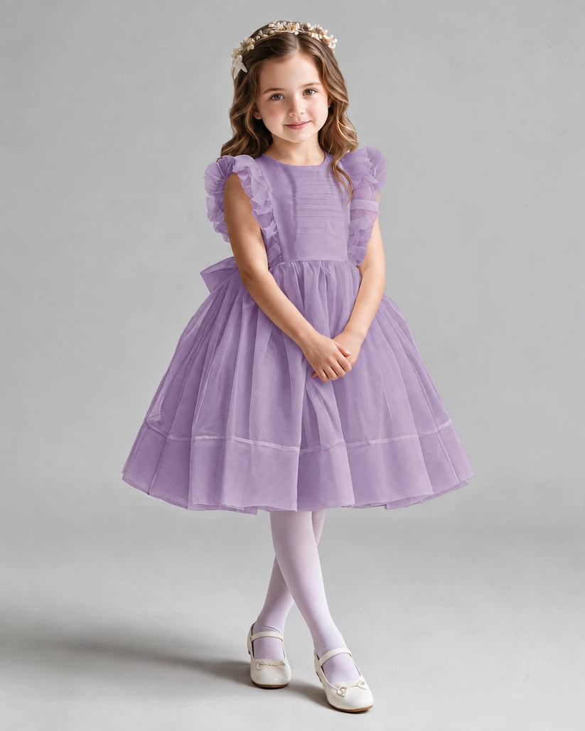 Wisteria A-line Girls Formal Dresses Pose