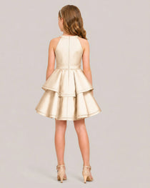 Champagne Junior Bridesmaid Dress 