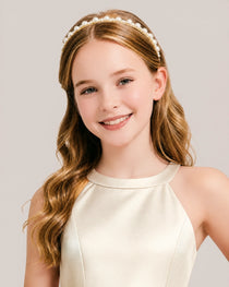 Champagne Junior Bridesmaid Dress 
