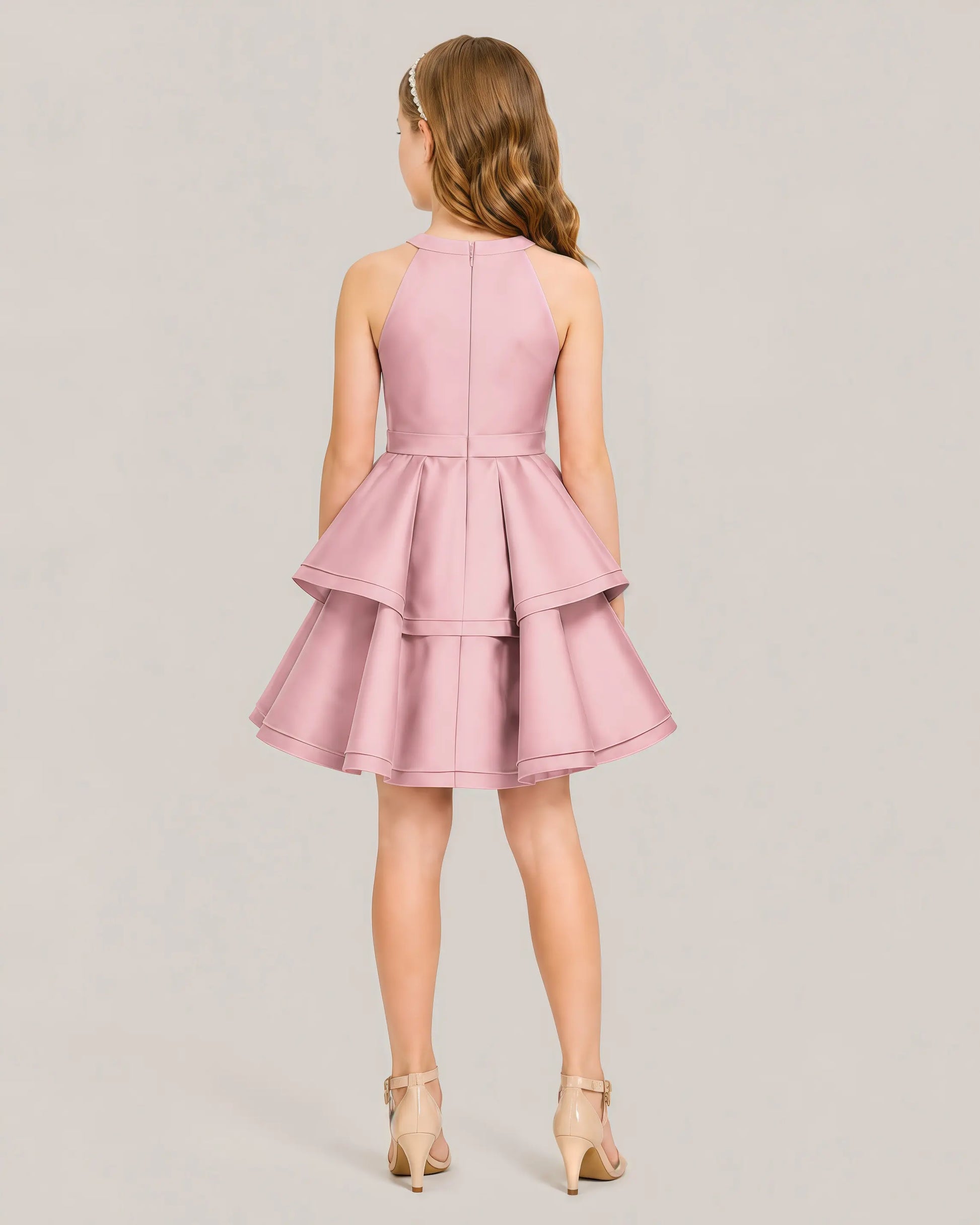 Dusty Rose Junior Bridesmaid Dress 