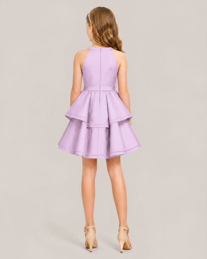 Lilac Junior Bridesmaid Dress 