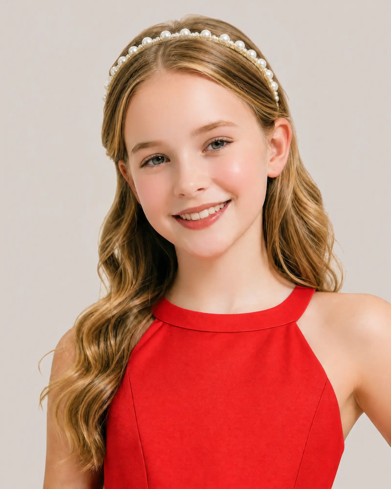 Red Junior Bridesmaid Dress