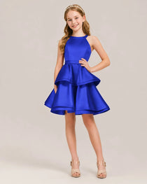 Royal Blue Junior Bridesmaid Dress 