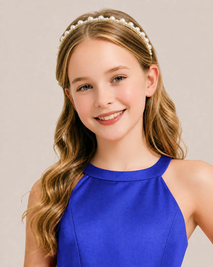 Royal Blue Junior Bridesmaid Dress 