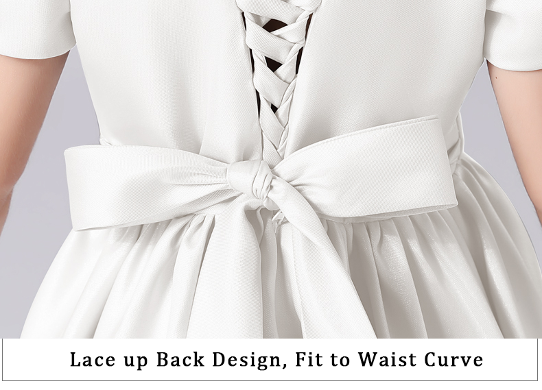 Girls Formal Dress Princess Birthday Party Dress Satin Formal Dresses For Teens
