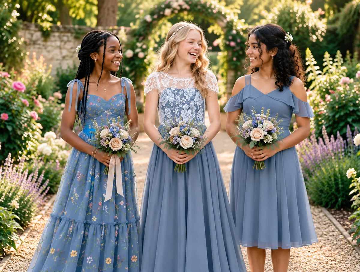 Junior bridesmaid and girls formal dresses