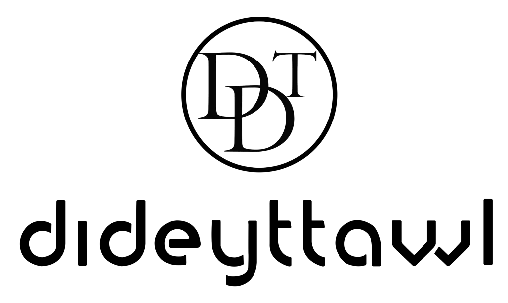 Black N/A Modern Logo Detail View.