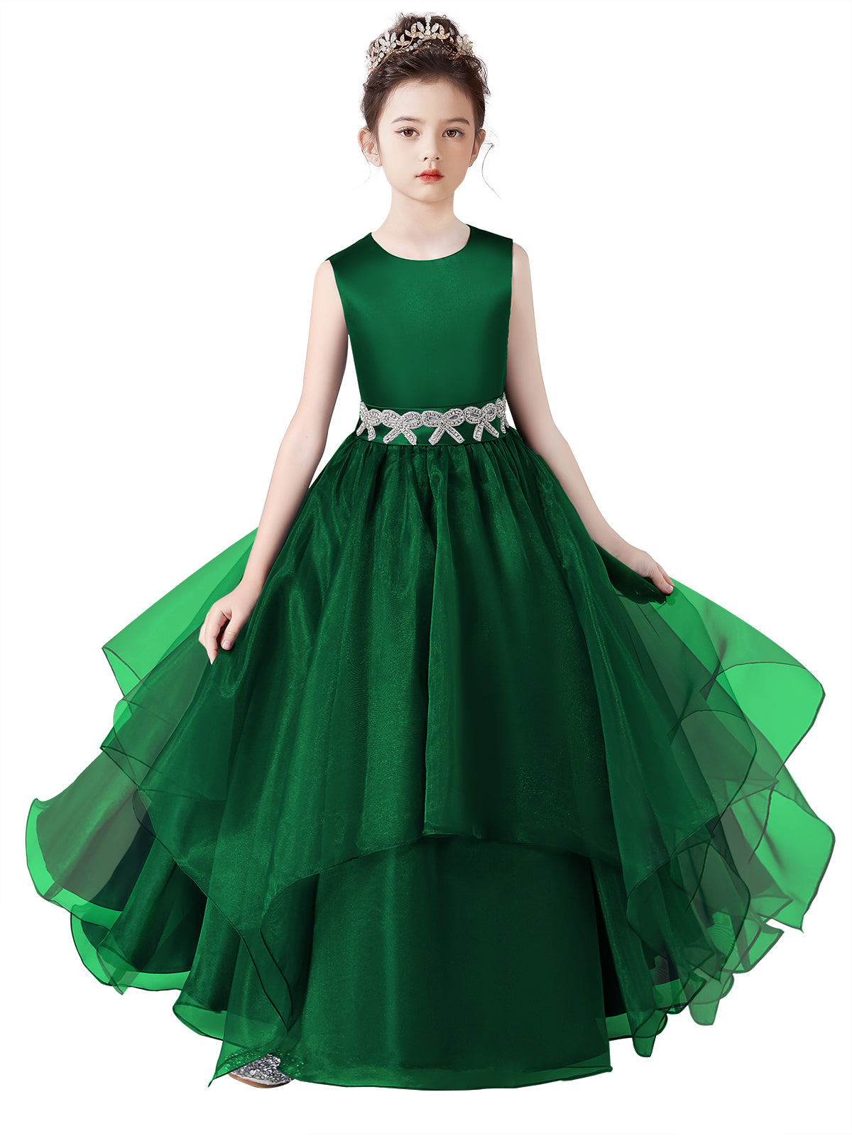 Girls Birthday Party Dresses Formal Special Occasion Dress For Teens Junior Bridesmaid Pageant Ball Gown