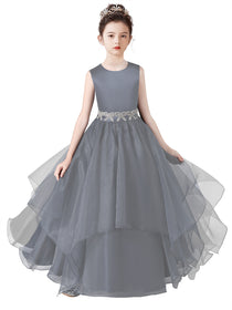 Girls Birthday Party Dresses Formal Special Occasion Dress For Teens Junior Bridesmaid Pageant Ball Gown