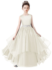 Girls Birthday Party Dresses Formal Special Occasion Dress For Teens Junior Bridesmaid Pageant Ball Gown