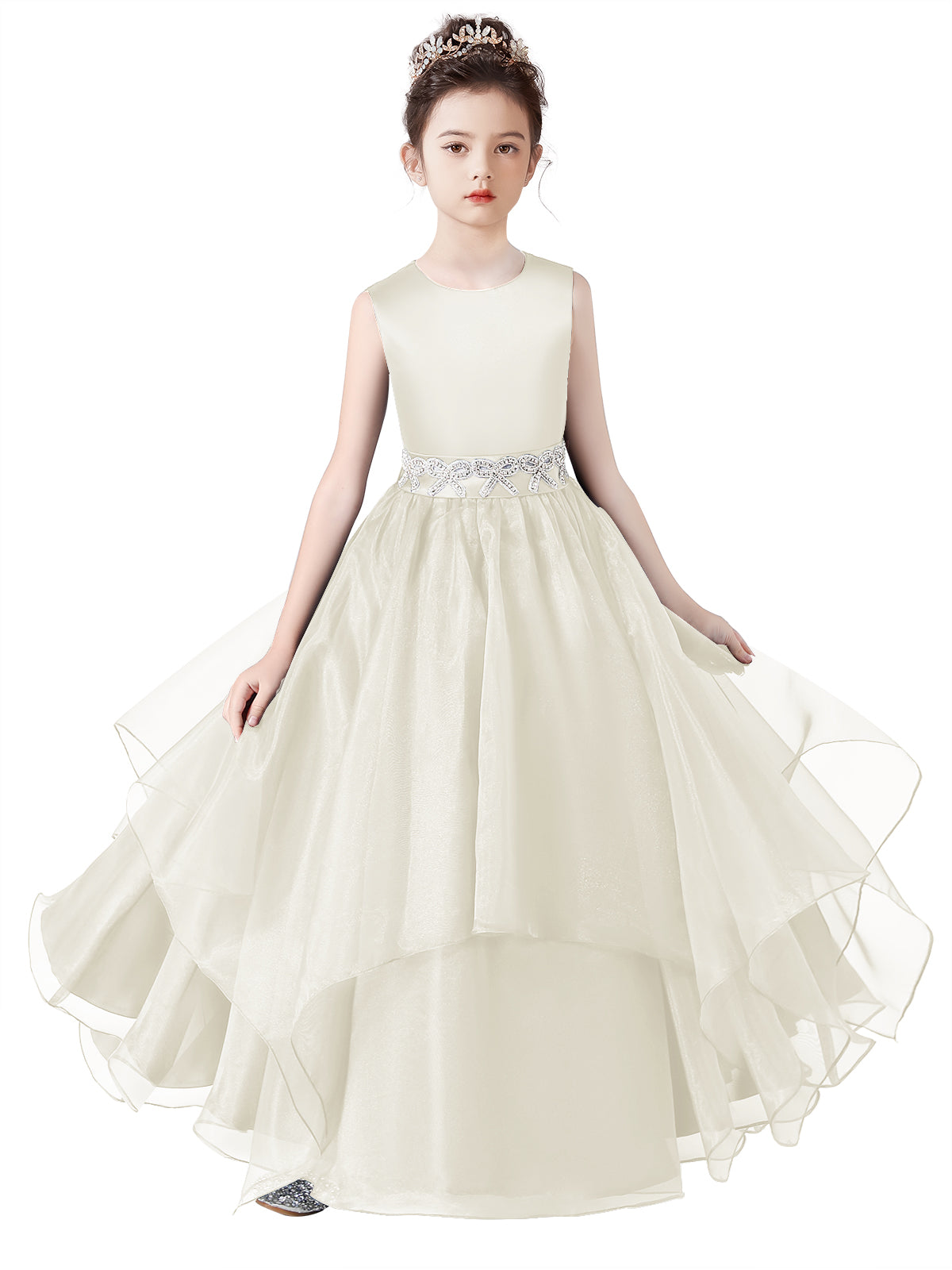 Girls Birthday Party Dresses Formal Special Occasion Dress For Teens Junior Bridesmaid Pageant Ball Gown